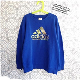 アディダス(adidas)のadidasブルーロゴスウェット(トレーナー/スウェット)