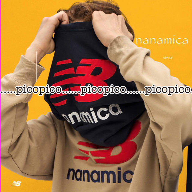 新品 ナナミカ nanamica ニューバランス 別注 スウェット S ベージュ メンズのトップス(スウェット)の商品写真