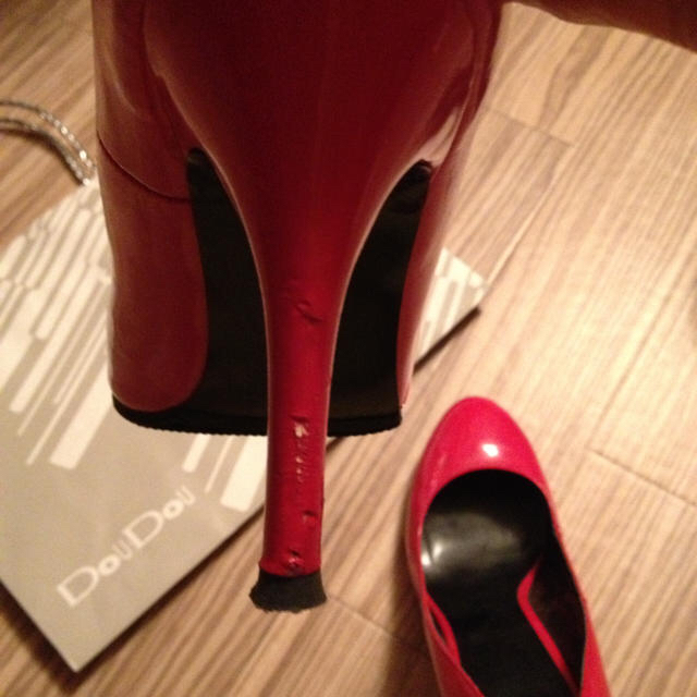 Joias(ジョイアス)のJoias 赤  ゆり様専用ページ レディースの靴/シューズ(ハイヒール/パンプス)の商品写真