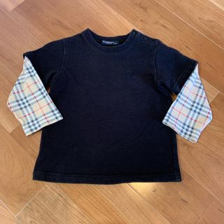 バーバリー(BURBERRY)の⭐️バーバリー⭐️重ね着風トレーナートップス　90(Tシャツ/カットソー)