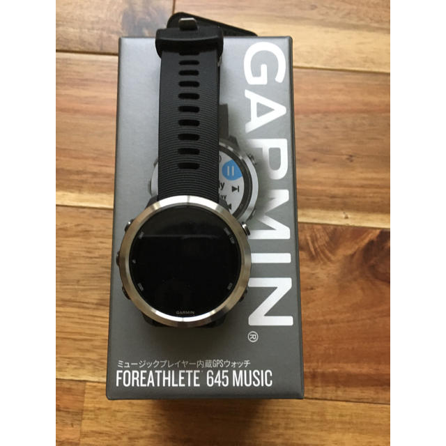 GARMIN(ガーミン)のGARMIN ガーミン ForeAthlete645 Music Slate  スポーツ/アウトドアのトレーニング/エクササイズ(トレーニング用品)の商品写真