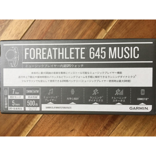 GARMIN ガーミン ForeAthlete645 Music Slateスポーツ/アウトドア