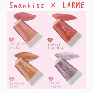 スワンキス(Swankiss)のSwankiss × LARME　4COLOR パーフェクトリキッド　LARME(リップライナー)