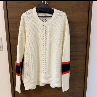 トミーヒルフィガー(TOMMY HILFIGER)のTOMMY HILFIGER トミーヒルフィガー　透かし編みニット(ニット/セーター)