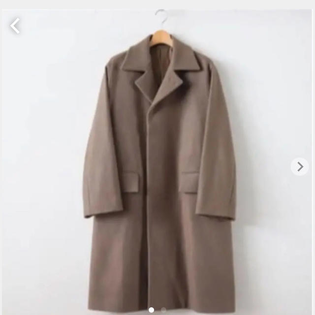 AURALEE  WOOL SILK MELTON COAT