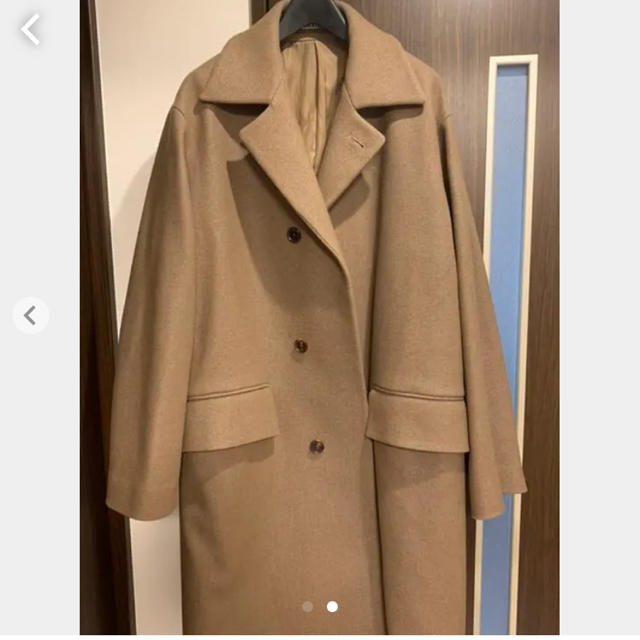 AURALEE  WOOL SILK MELTON COAT