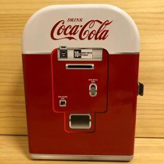 コカコーラ(コカ・コーラ)のコカコーラ　ブリキ製　ベンディングマシーン・自販機型　小物入れ(小物入れ)