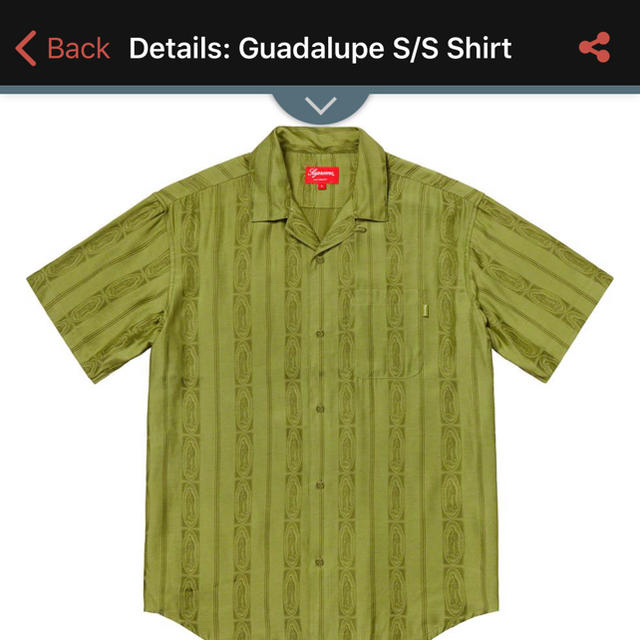 supreme Guadalupe S/S Shirt シャツ 半袖 レーヨン