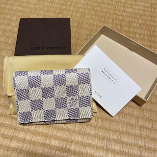 ルイヴィトン(LOUIS VUITTON)のLOUIS VUITTONダミエ名刺入れ(名刺入れ/定期入れ)