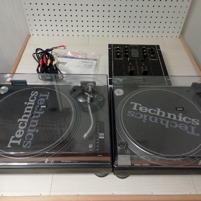 箱有／Technics SL-1200MK3D黒×2、ミキサーセット