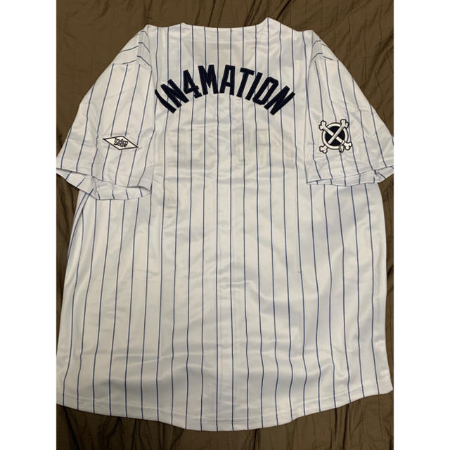 IN4MATION(インフォメーション)のin4mation のYankees風縦縞ベースボールシャツ  メンズのトップス(シャツ)の商品写真