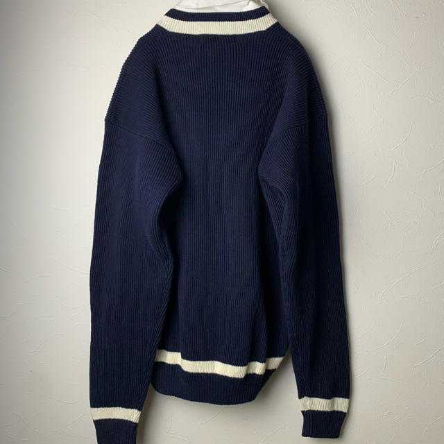 Ralph Lauren(ラルフローレン)の☆良デザイン☆90’s POLO ラルフローレン Ｖネック セーター ハイネック メンズのトップス(ニット/セーター)の商品写真