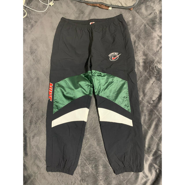 国内正規　supreme nike warm up pants Green M