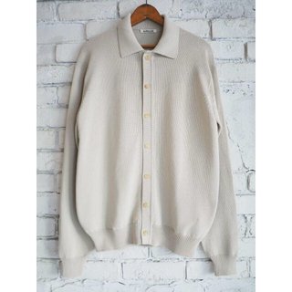 COTTON POLYESTER CODE KNIT CARDIGAN 新品(カーディガン)