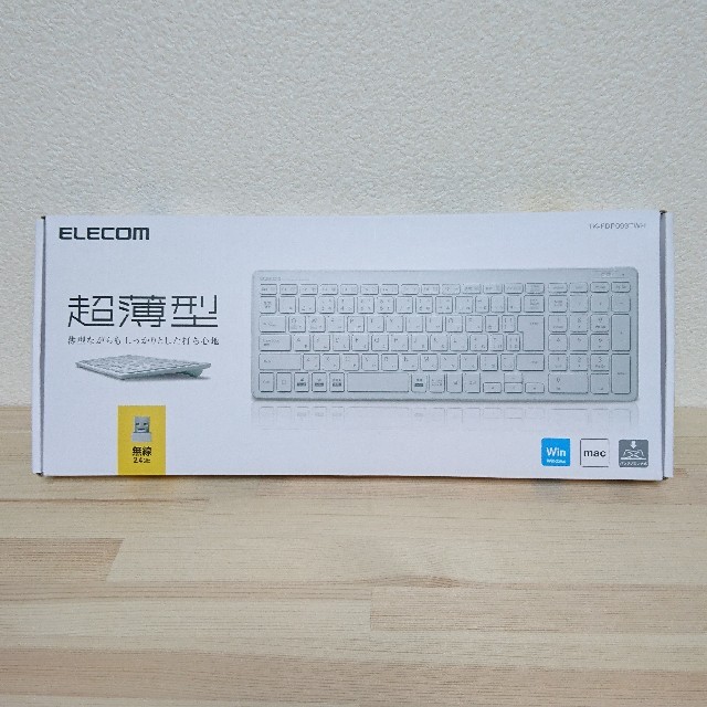 ELECOM(エレコム)のワイヤレスキーボード スマホ/家電/カメラのPC/タブレット(PC周辺機器)の商品写真