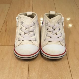 コンバース(CONVERSE)のconverse スニーカー 13㎝ ベビー靴 白 ホワイト(スニーカー)