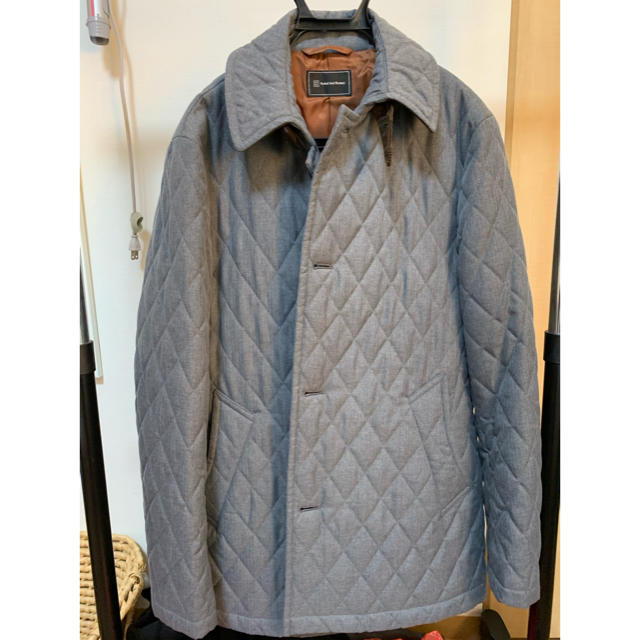 THE SUIT COMPANY(スーツカンパニー)のP.S.FA キルティングコート XL グレー メンズのジャケット/アウター(ステンカラーコート)の商品写真