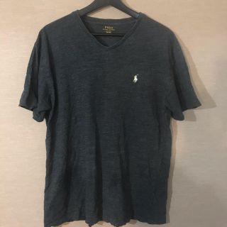 ポロラルフローレン(POLO RALPH LAUREN)のPOLO RALPH LAUREN ネイビーグレー Vネック 半袖 Tシャツ(Tシャツ/カットソー(半袖/袖なし))