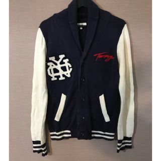 トミー(TOMMY)のtommy スタジャン風 ショールカラー カーディガン(カーディガン)