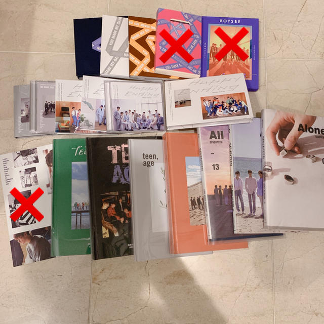 SEVENTEEN(セブンティーン)のSEVENTEEN アルバム シングル まとめ売り エンタメ/ホビーのCD(K-POP/アジア)の商品写真