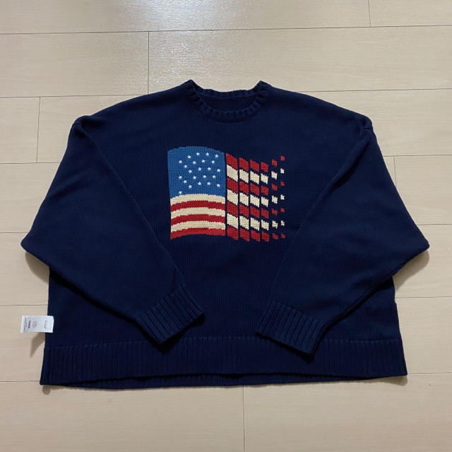 【美品】DAIRIKUダイリク/America Knit/Navy