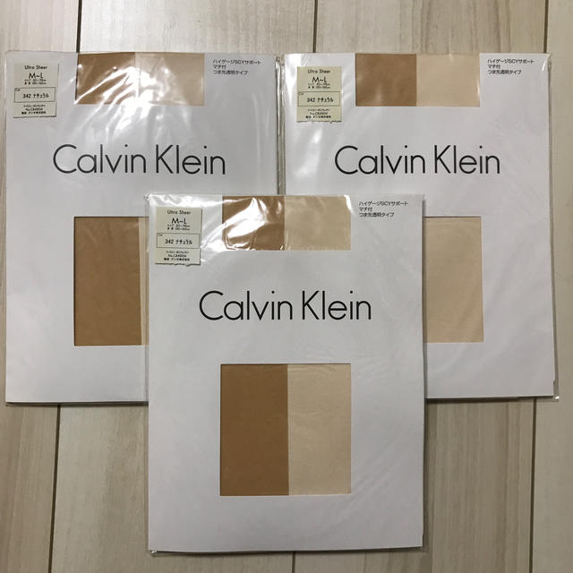 Calvin Klein(カルバンクライン)のカルバンクラインストッキング　3足セット レディースのレッグウェア(タイツ/ストッキング)の商品写真