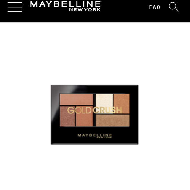 MAYBELLINE(メイベリン)のメイベリンニューヨーク　gold crush コスメ/美容のベースメイク/化粧品(アイシャドウ)の商品写真