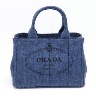 プラダ(PRADA)の新品 PRADA バッグ プラダ カナパ トート ショルダーバッグ ブルー 人気(トートバッグ)