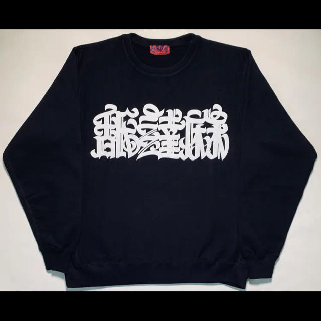 舐達麻 tagging(CASPER)プリント SWEAT SHIRT 黒 XL