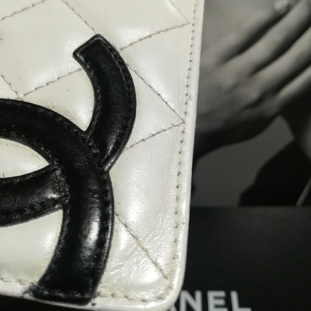 シャネル chanel カンボンライン パスケース