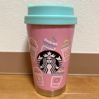 スターバックスコーヒー(Starbucks Coffee)のスターバックス　タンブラー　フラペチーノピンク355ml(タンブラー)