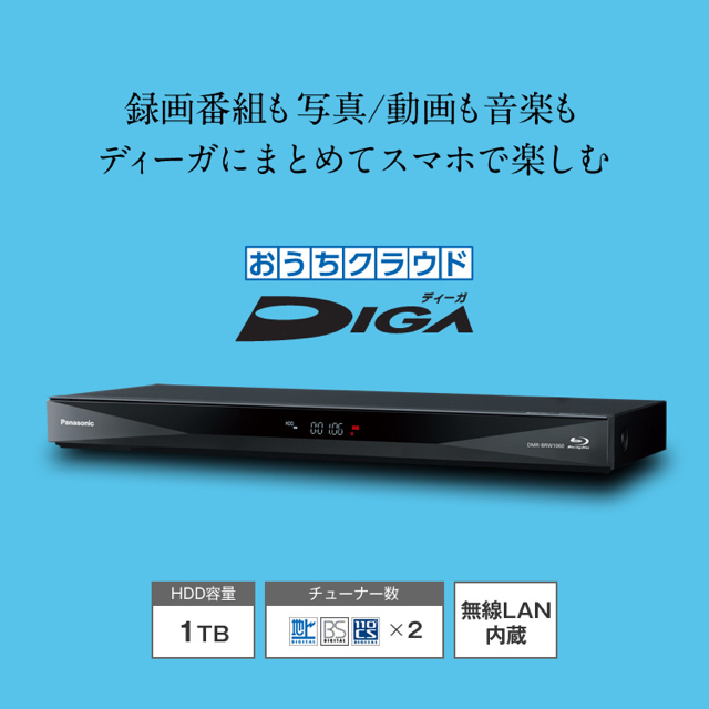 Panasonic DMR-BCW1060 パナソニック BRW1060同等品