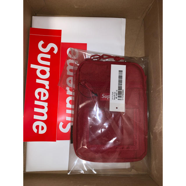 supreme 2019 ss utility pouch red 未使用品
