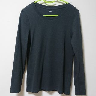 ユニクロ(UNIQLO)の★iko様★コットンフライスクルーネックＴ☆美品☆(Tシャツ(長袖/七分))