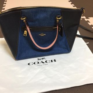 コーチ(COACH)のコーチ　日本限定　デニムハンドバッグ(ハンドバッグ)