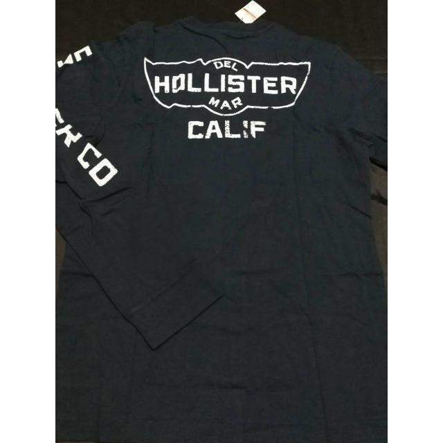 Hollister(ホリスター)のホリスター　ロングＴシャツ　　プリント　長袖　ロンT　バックプリント　レア品 メンズのトップス(Tシャツ/カットソー(七分/長袖))の商品写真