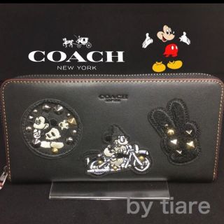 コーチ(COACH)のプレゼントにも❤️新品コーチ×ディズニーコラボ ライダーミッキー 長財布 (財布)