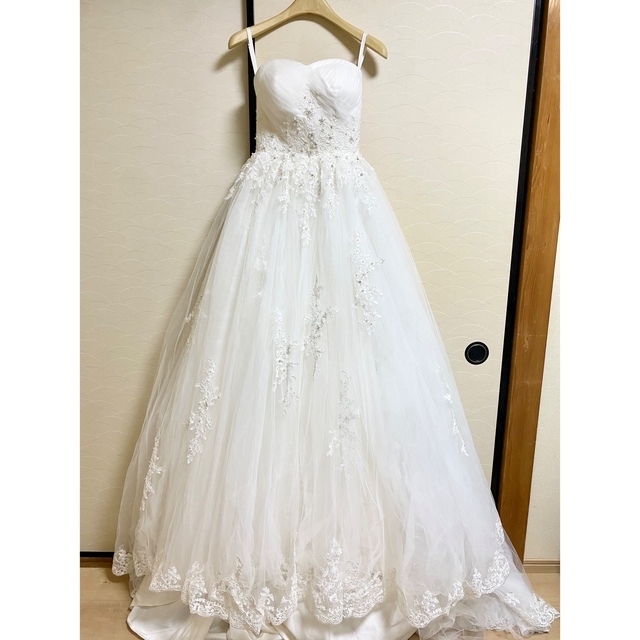 YNSウェディングドレス+パニエセット〈値下げしました〉 レディースのフォーマル/ドレス(ウェディングドレス)の商品写真
