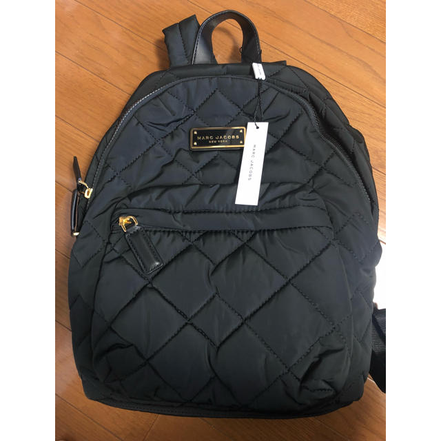 Marc jacobs★リュックサック★黒★新品ジップ内側