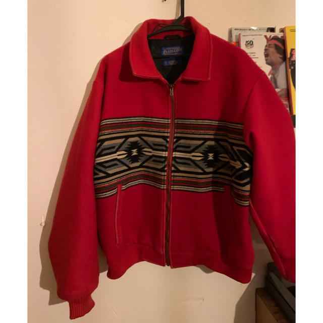 PENDLETON(ペンドルトン)のPendleton ラグジャケット　80's ヴィンテージ  ネイティヴ柄 メンズのジャケット/アウター(ブルゾン)の商品写真