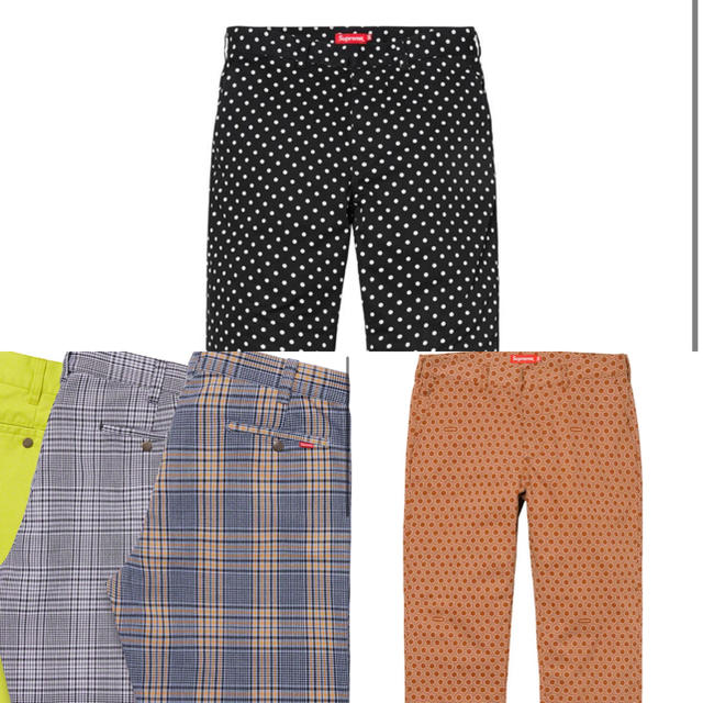 人気TOP Supreme - supreme work pant 30 ワークパンツ+カーゴパンツ
