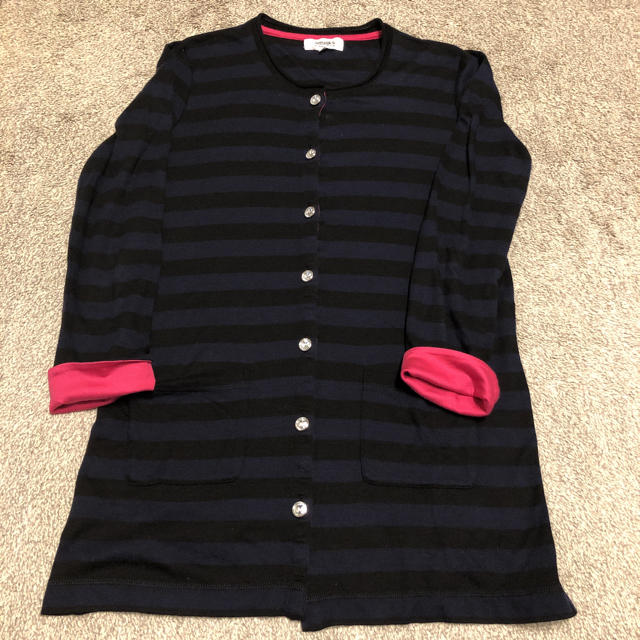 SONIA RYKIEL(ソニアリキエル)のソニアバイソニアリキエルのボーダーカーディガン レディースのトップス(カーディガン)の商品写真