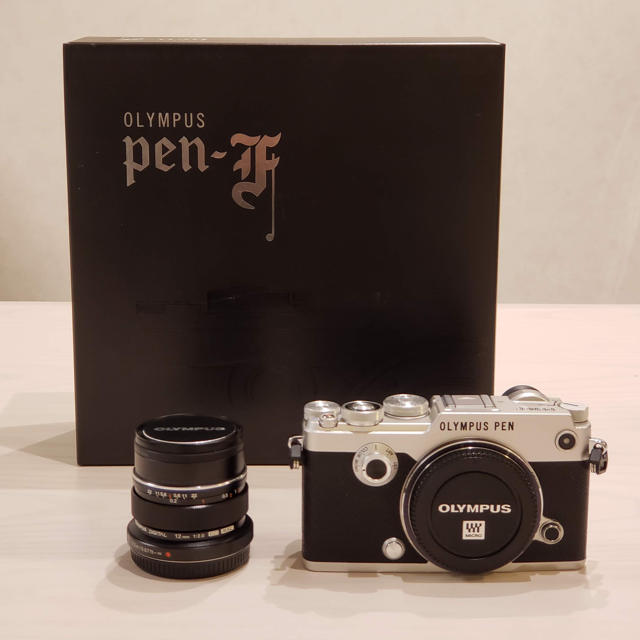 最新のデザイン OLYMPUS - ☆美品☆OLYUMPUS PEN-F 12mm レンズセット