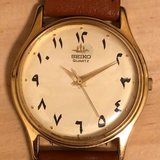 セイコー(SEIKO)のセイコー　アラビア数字のクオーツ時計(腕時計(アナログ))