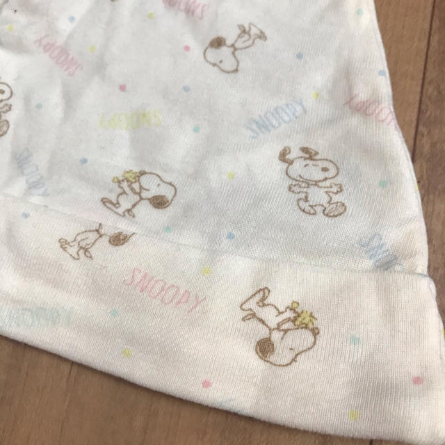 SNOOPY(スヌーピー)の新品♡新生児★帽子★スヌーピー  キッズ/ベビー/マタニティのこども用ファッション小物(帽子)の商品写真