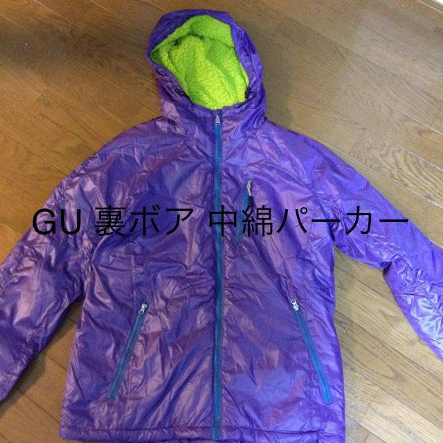 GU(ジーユー)のGU メンズ 防寒 パーカージャケットM メンズのジャケット/アウター(ダウンジャケット)の商品写真