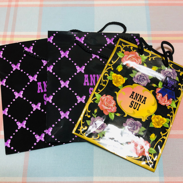 ANNA SUI(アナスイ)のlo'sさま専用♡アナスイ☆ショッパー3枚セット レディースのバッグ(ショップ袋)の商品写真