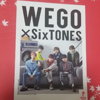 SixTONES　WE GO　ポストカード(アイドルグッズ)