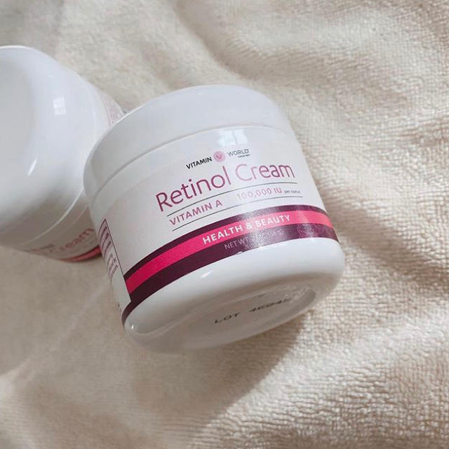 レチノールクリーム　ビタミンワールド　retinol cream