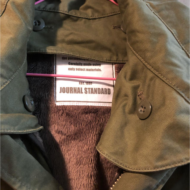 JOURNAL STANDARD(ジャーナルスタンダード)の★美品★ジャーナルスタンダード モッズコート グリーン Sサイズ メンズのジャケット/アウター(モッズコート)の商品写真